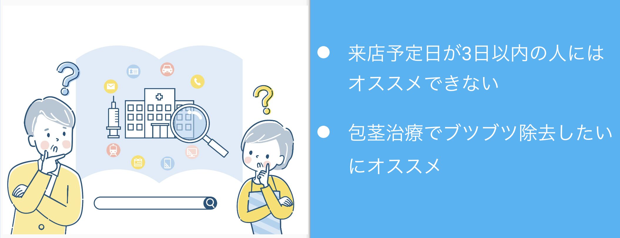 ABCクリニックの評判を調査して分かったおすすめする人・おすすめしない人