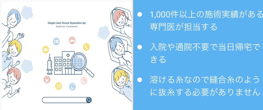 ファイヤーメンズクリニック新宿院の口コミは？入院や通院不要で当日帰宅できる